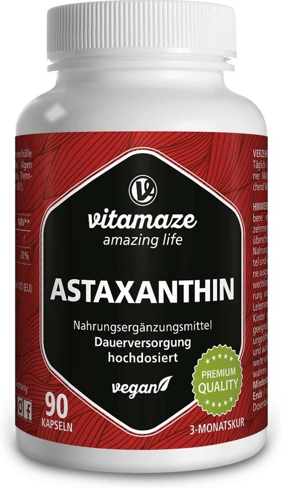 Astaxanthin 4 mg vegan Kapseln 90 St