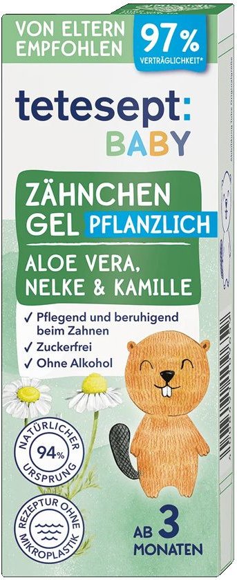 Thumbnail - Tetesept Baby Zahnungs Gel pflanzlich 10 ml Zahncreme