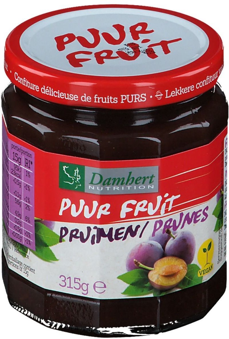 Damhert Confituur Pruim - 100% Fruit (geen toegevoegde suikers) EN OK 315 g Sonstige
