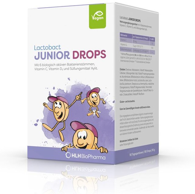Lactobact Junior Drops Lutschtabletten 180 St