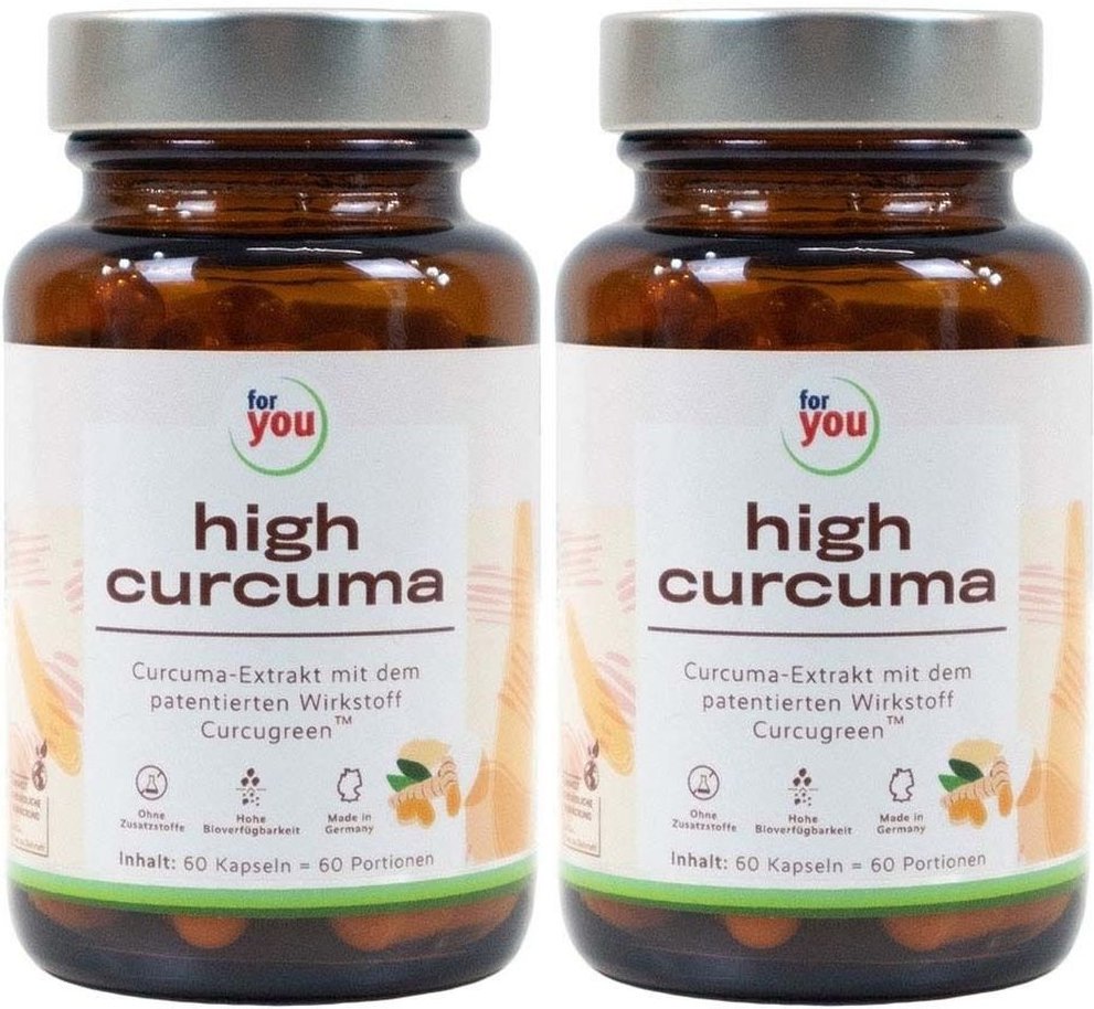 FOR YOU high curcuma Kapseln 2x 2x60 St