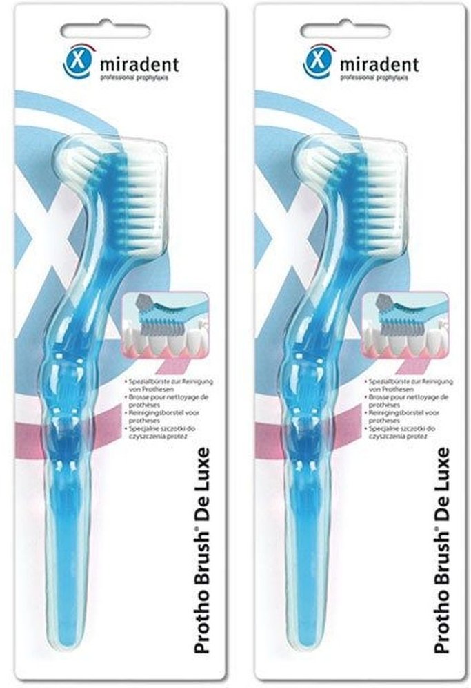 Miradent Protho Brush Blau x2 2x1 St Zahnbürste