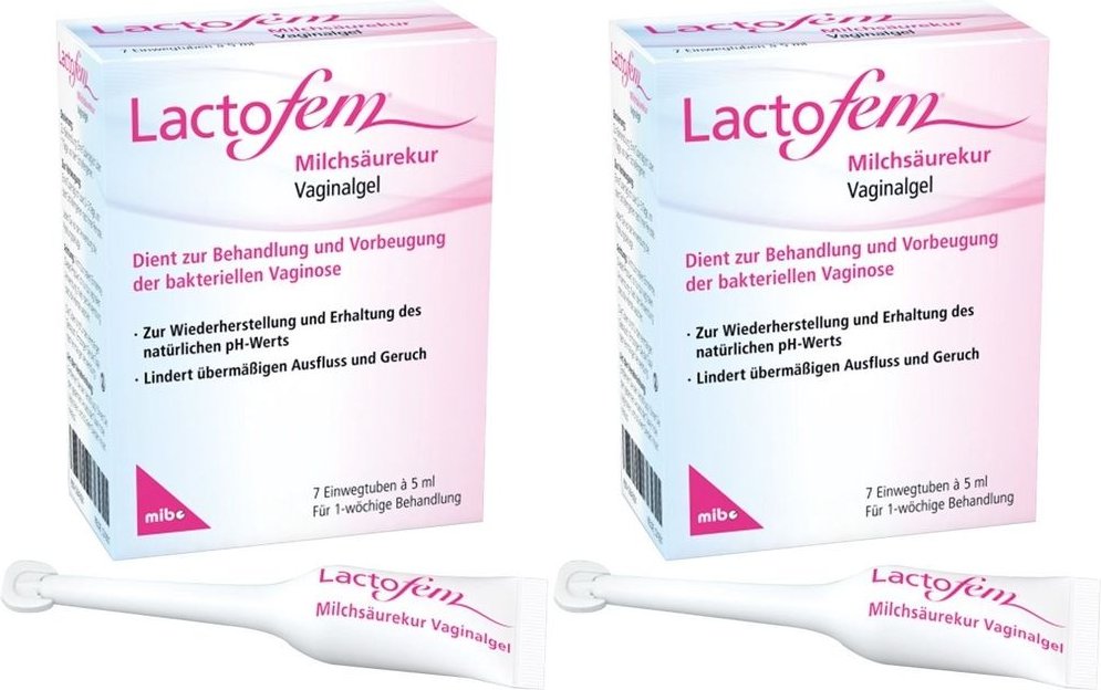 Lactofem Milchsäurekur Vaginalgel 2x 2x7x5 ml