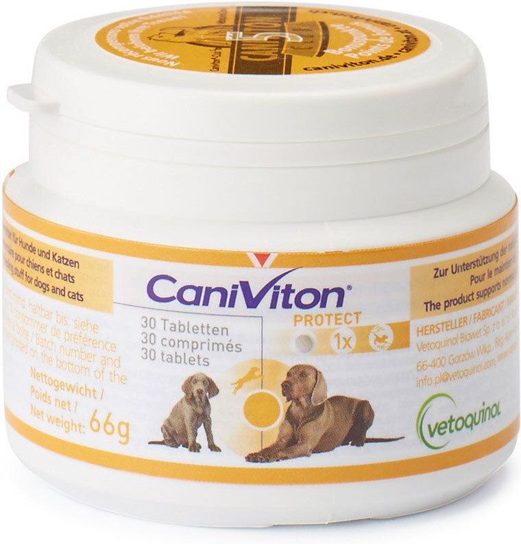 Caniviton Protect Erg.Futterm.Tbl.f.Hunde/Katzen 30 St Tabletten