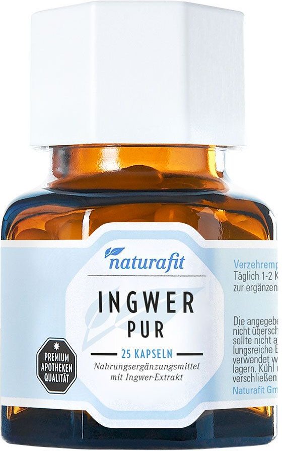 Naturafit Ingwer Pur Kapseln 25 St