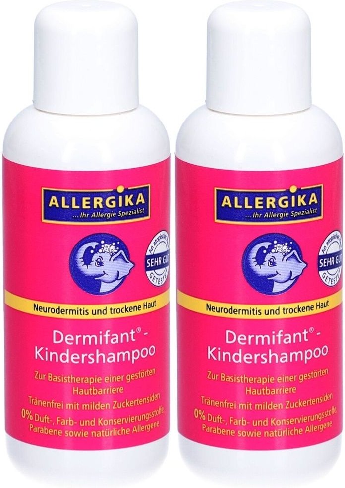 2x Dermifant® Kindershampoo 2x200 ml Shampoo