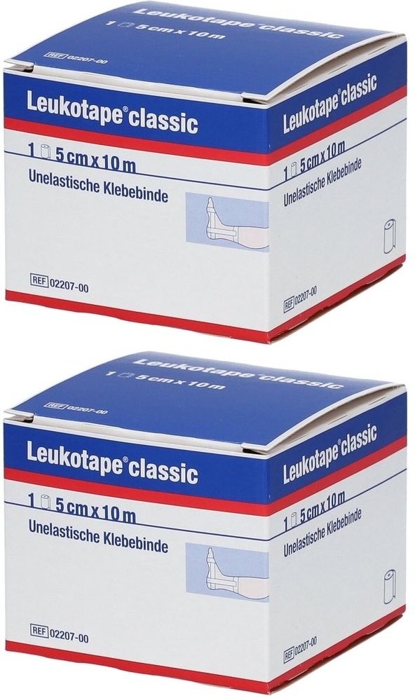 Leukotape Classic 5CMx10M x2 2x1 St Binden