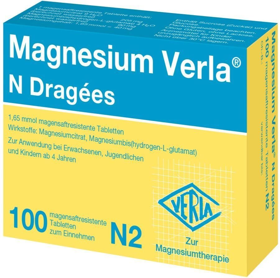 Magnesium Verla N Dragées