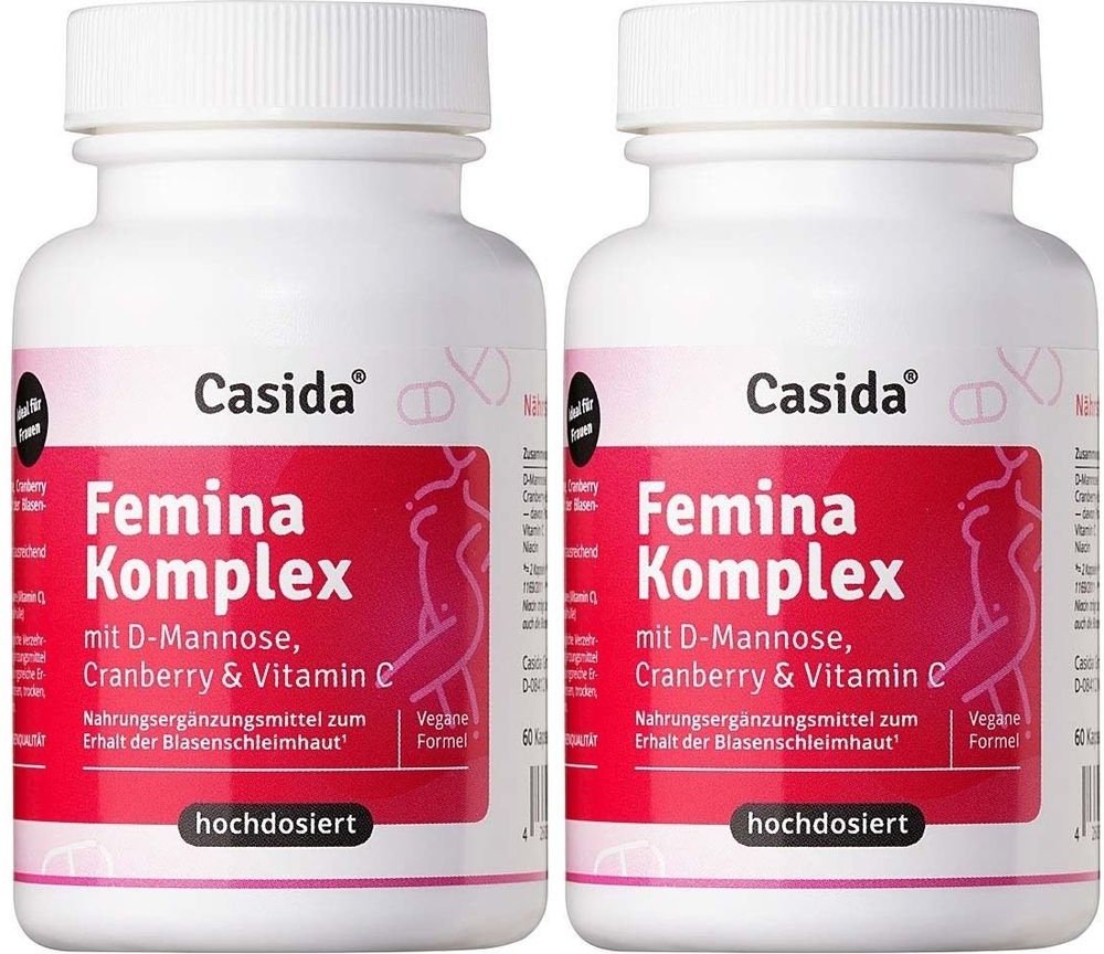 Femina Komplex mit D Mannose+Cranberry Kapseln 2x 2x60 St