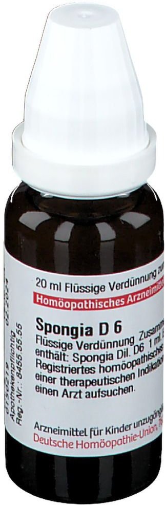 DHU Spongia D 6 Dilution