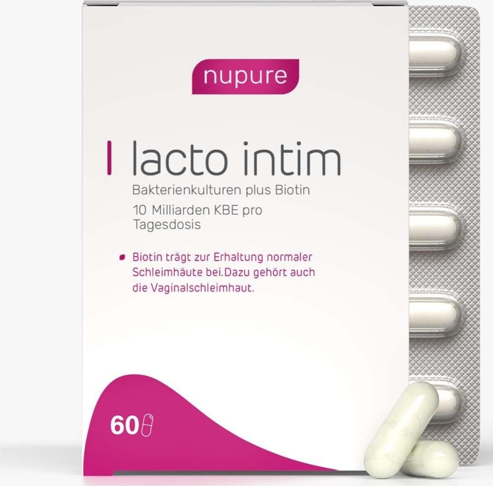Thumbnail - Lacto Intim Milchsäurebakterien+Biotin msr.Kaps. 60 St Kapseln magensaftresistent