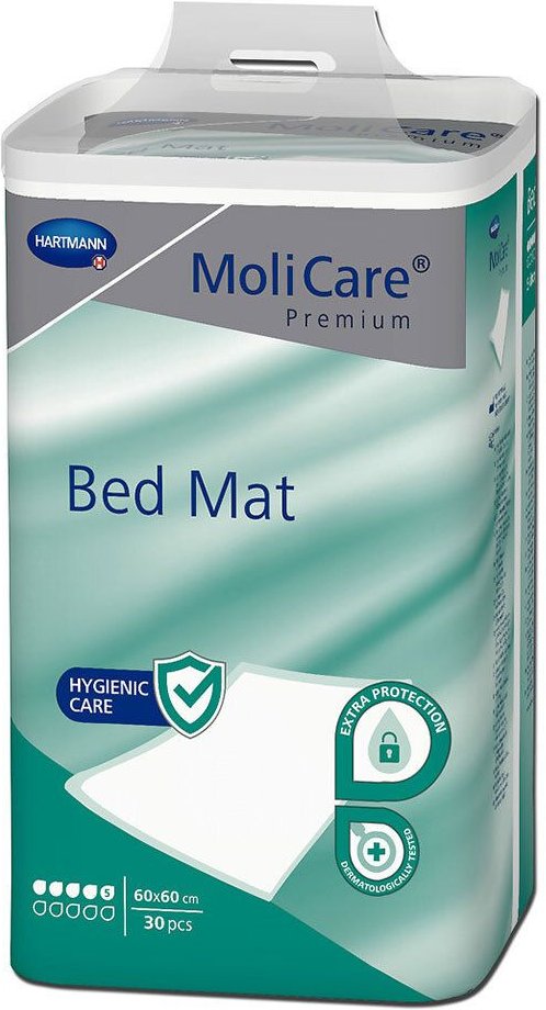 Molicare Premium Bed Mat 5 Tropfen 60x60 cm 30 St Unterlagen
