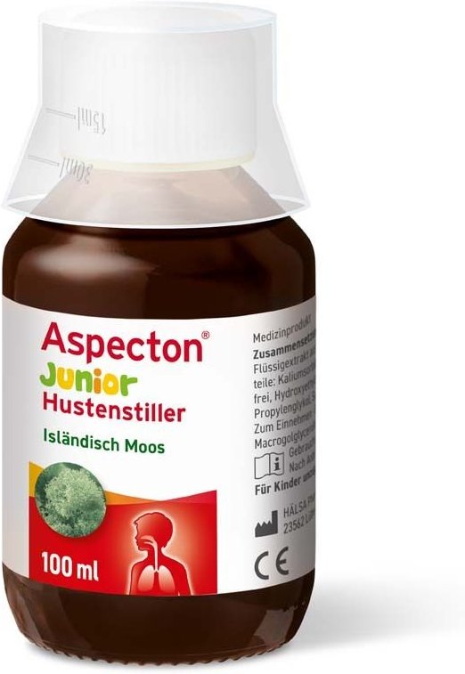 Aspecton Junior Hustenstiller Isländisch Moos Saft 100 ml