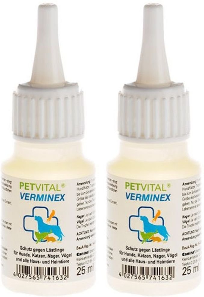 Petvital Verminex flüssig vet. 2x 2x50 ml Flüssigkeit