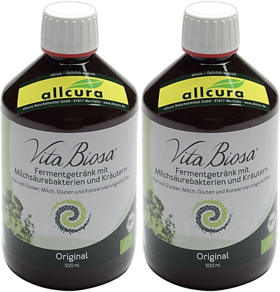 Vita Biosa Milchsäurebakterien Kulturen kbA 2x 2x500 ml Flüssigkeit