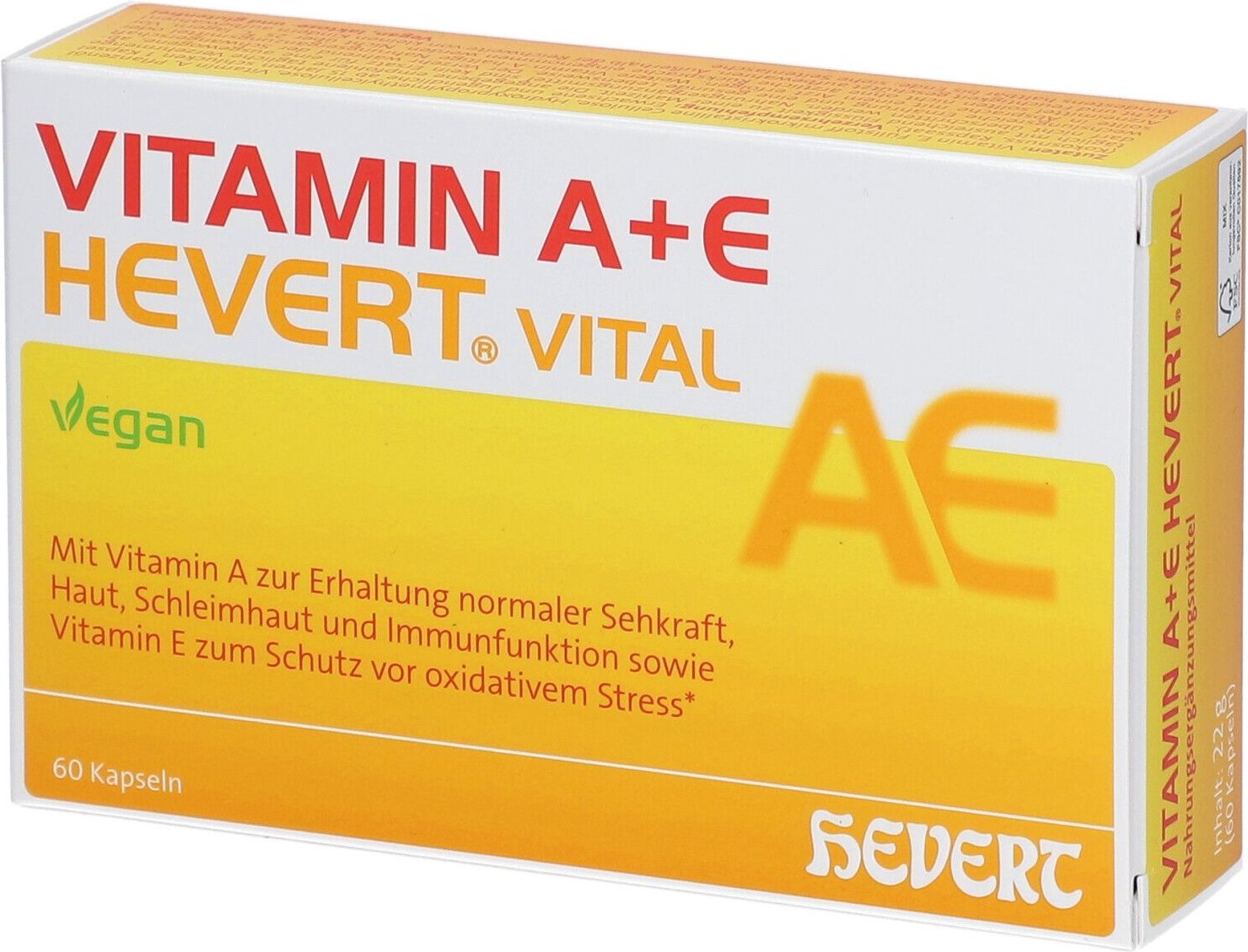 Vitamin A+E Hevert Vital Kapseln 60 St