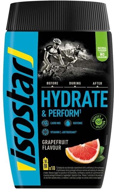Isostar Hydrate & Perform Powder Grapefruits 400 g Pulver