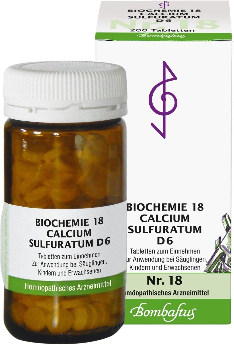 Biochemie 18 Calcium sulfuratum D 6 Tabletten 200 St