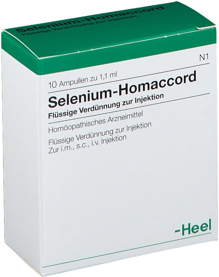 Selenium Homaccord Ampullen 10 St