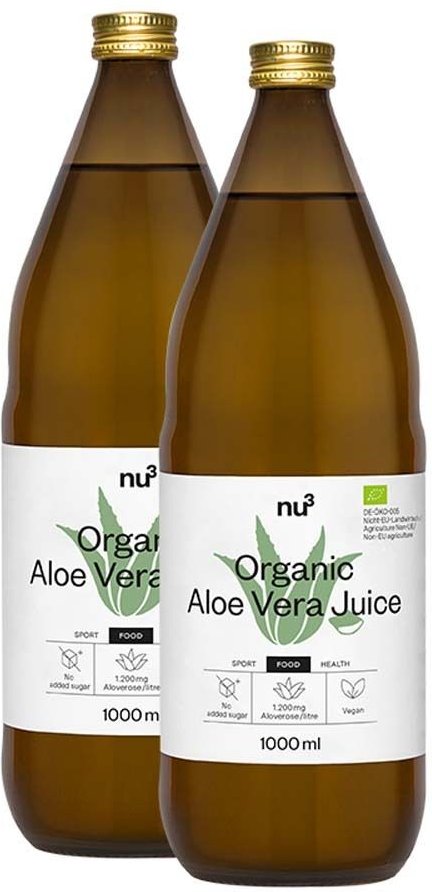 nu3 Bio Aloe Vera, Saft 2x1000 ml