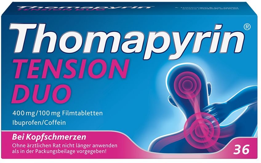 Thomapyrin TENSION DUO 400 mg / 100 mg Filmtabletten