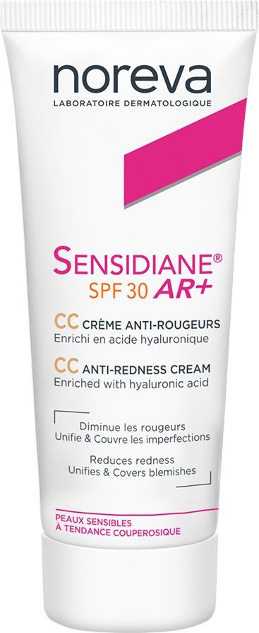 Sensidiane AR+ CC Crème Antirougeurs SPF 30 - crème anti-rougeurs, teinte claire, 3 40 ml Make up