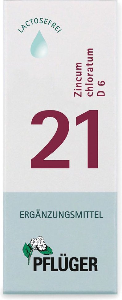 Biochemie Pflüger 21 Zincum chloratum D 6 Tropfen 30 ml