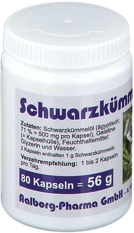 Schwarzkümmelöl Kapseln 80 St