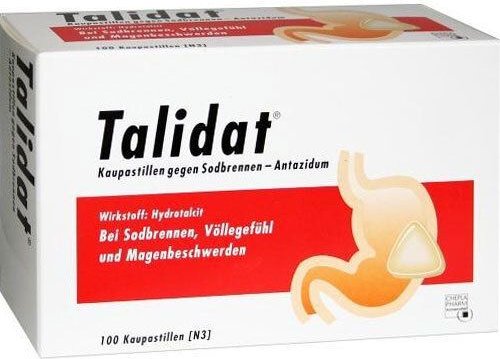 Talidat Kaupastillen gegen Sodbrennen 100 St Pastillen
