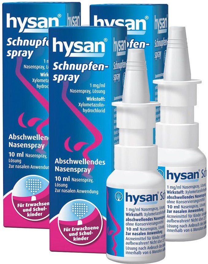 Thumbnail - 3x hysan Schnupfenspray 3x10 ml Nasenspray