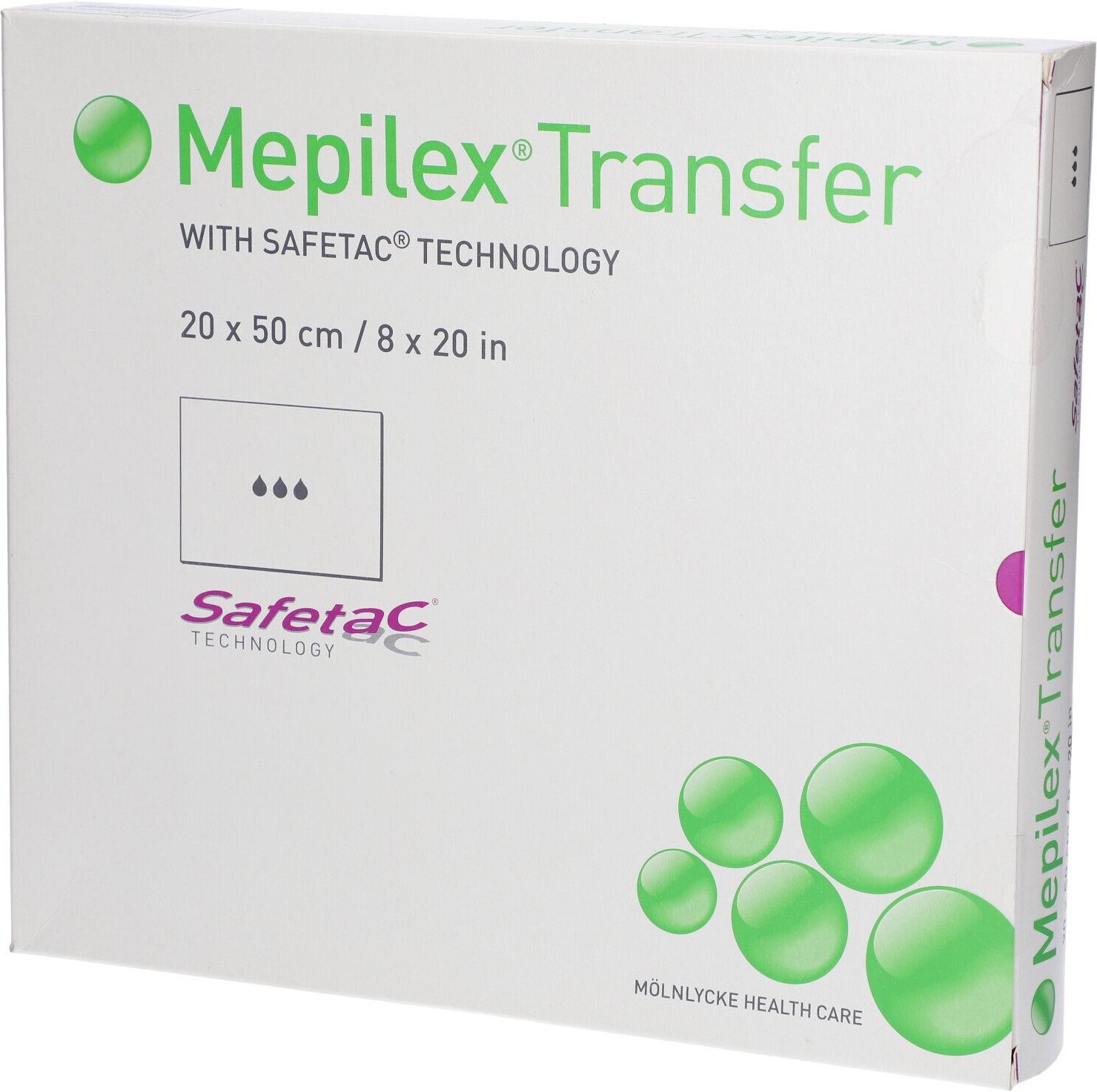 Mepilex Ag Schaumverband 20x50 cm steril 2 St Verband