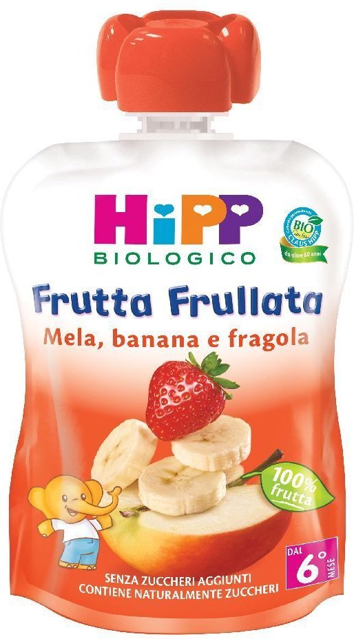 Hipp BIO Frutta Frull Me/Ba/Fr 90 g Saft