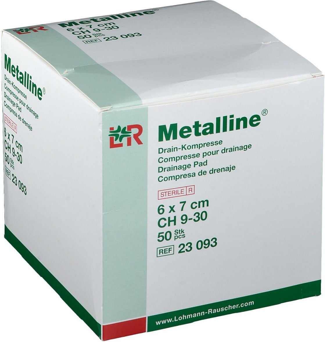 Metalline Drain Kompressen 6x7 cm 50 St