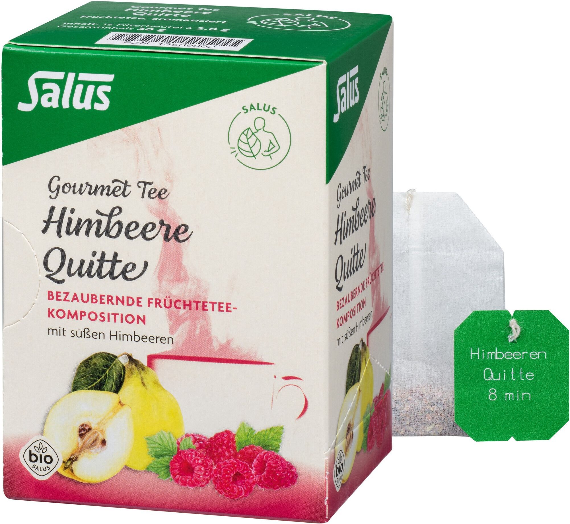 Himbeeren Quitte Gourmet Früchtetee Bio Salus Fbtl 15 St Filterbeutel