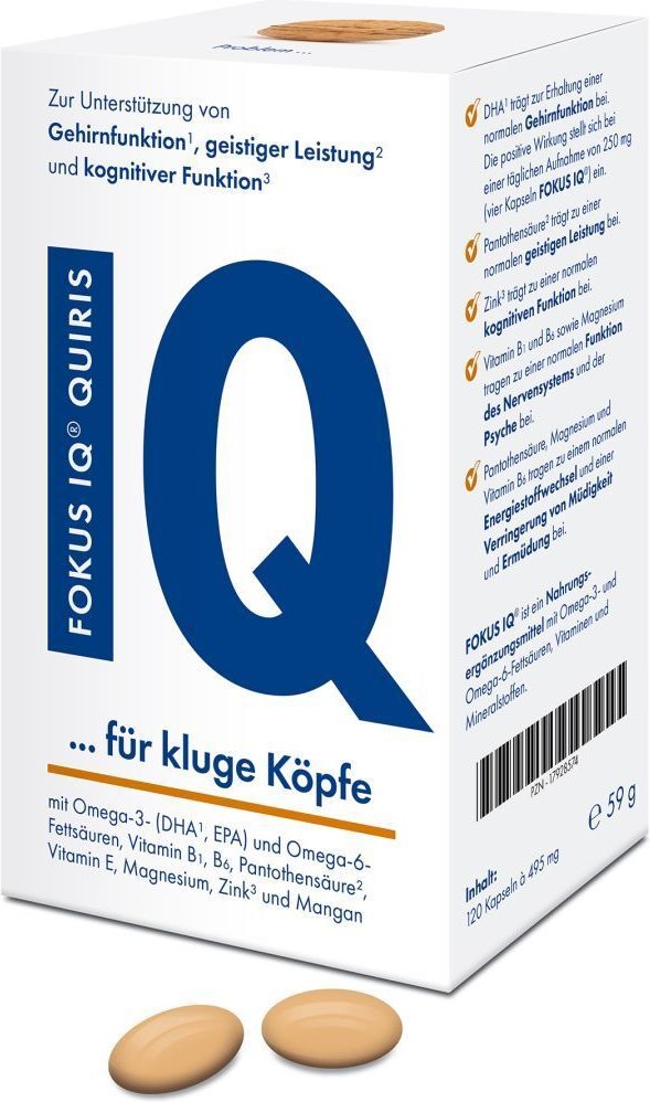 Fokus IQ Quiris Weichkapseln 2x 2x120 St