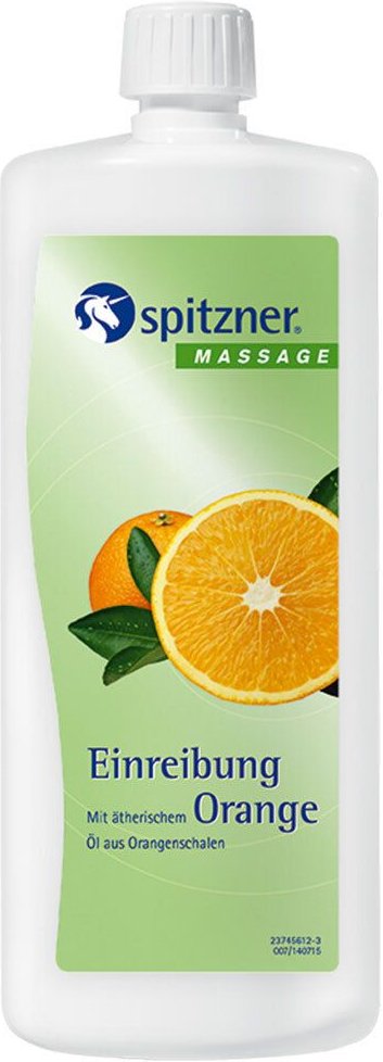 Spitzner Massage Einreibung Orange 1000 ml