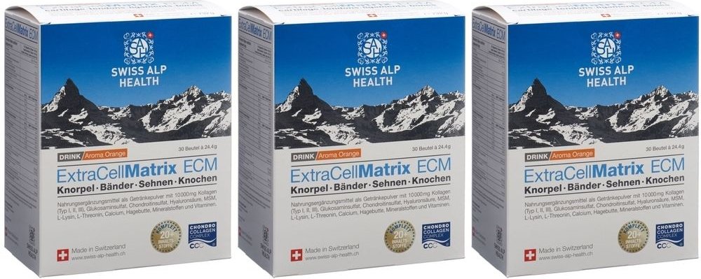 Extra Cell Matrix ECM Knorpel Orange x3 3x30 St Beutel