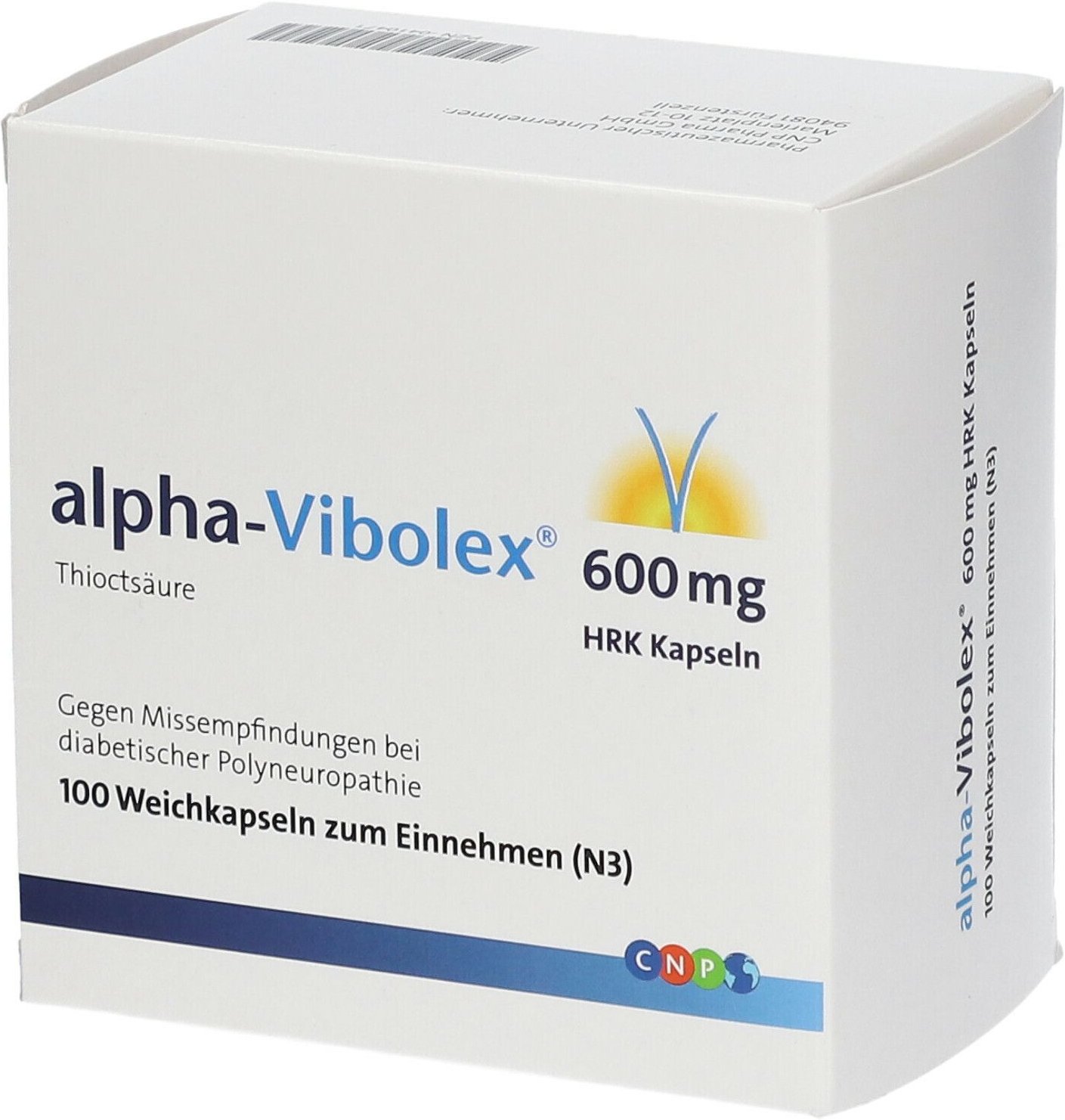 Alpha Vibolex 600 mg HRK Weichkapseln 100 St