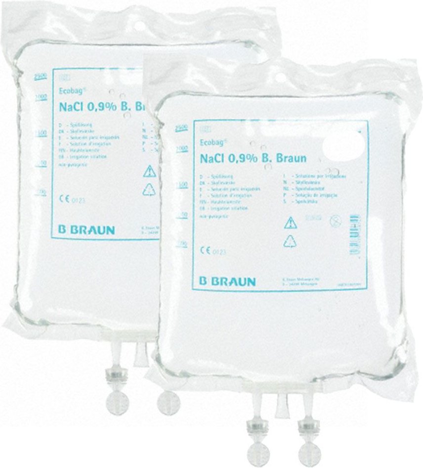 Kochsalzlösung 0,9% B.Braun Spüllsg.Ecobag 2x5000 ml Spüllösung