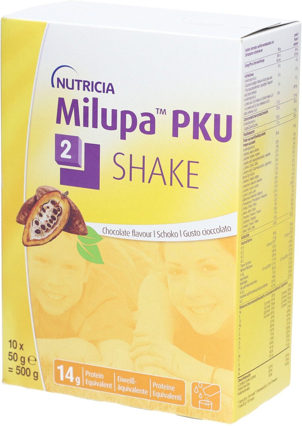 Milupa PKU 2 Shake Schoko Pulver 10x50 g