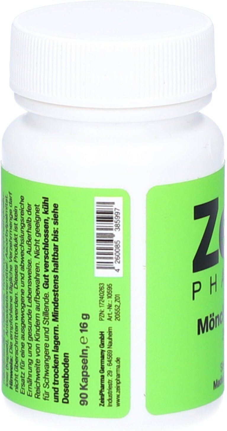 Mönchspfeffer 20 mg Kapseln ZeinPharma 90 St