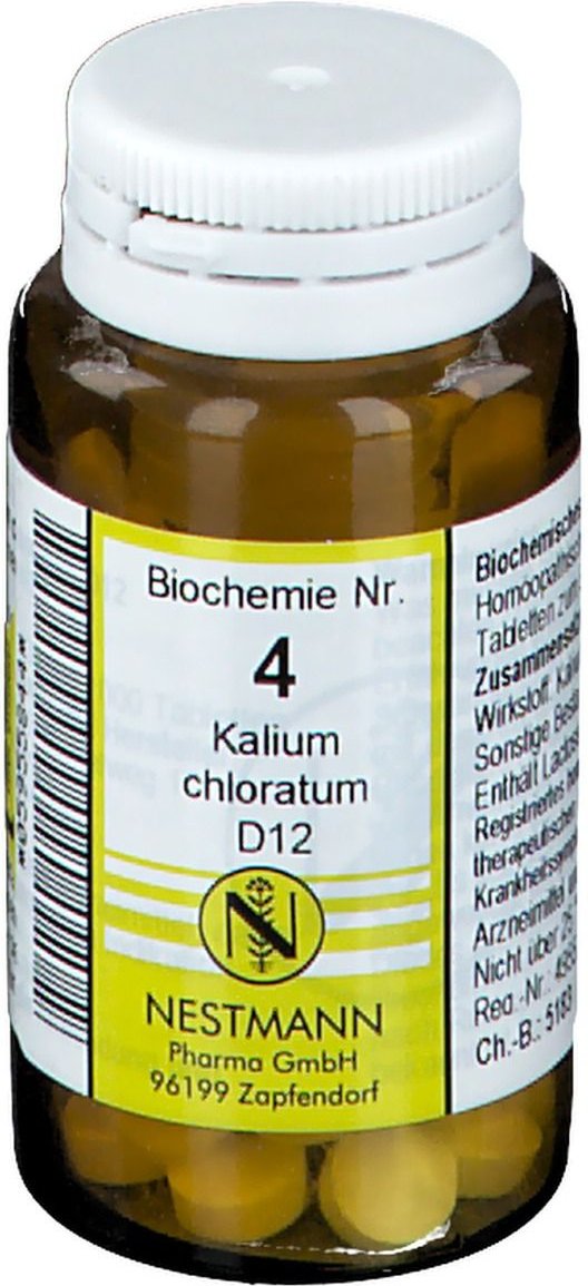 Biochemie 4 Kalium chloratum D 12 Tabletten