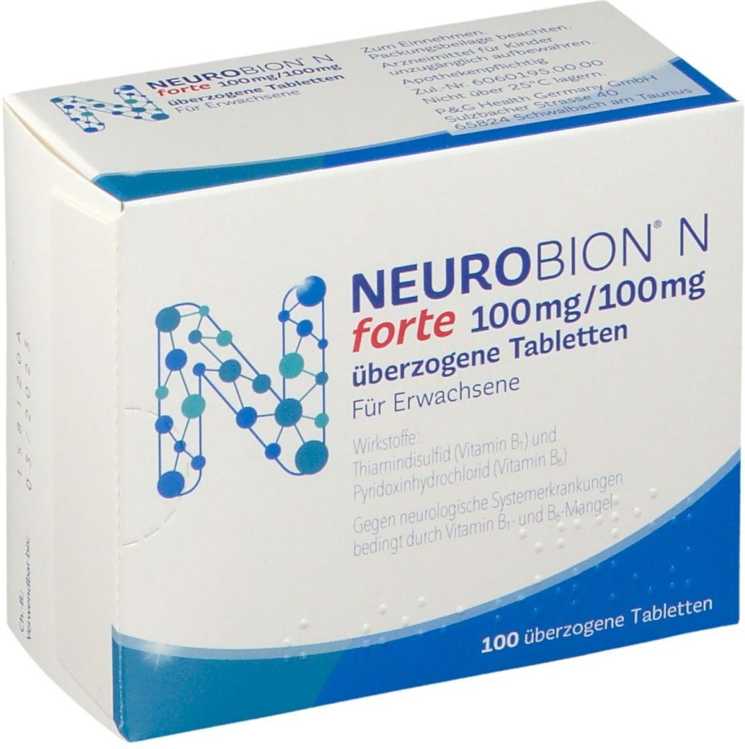 Neurobion N forte überzogene Tabletten 100 St Überzogene