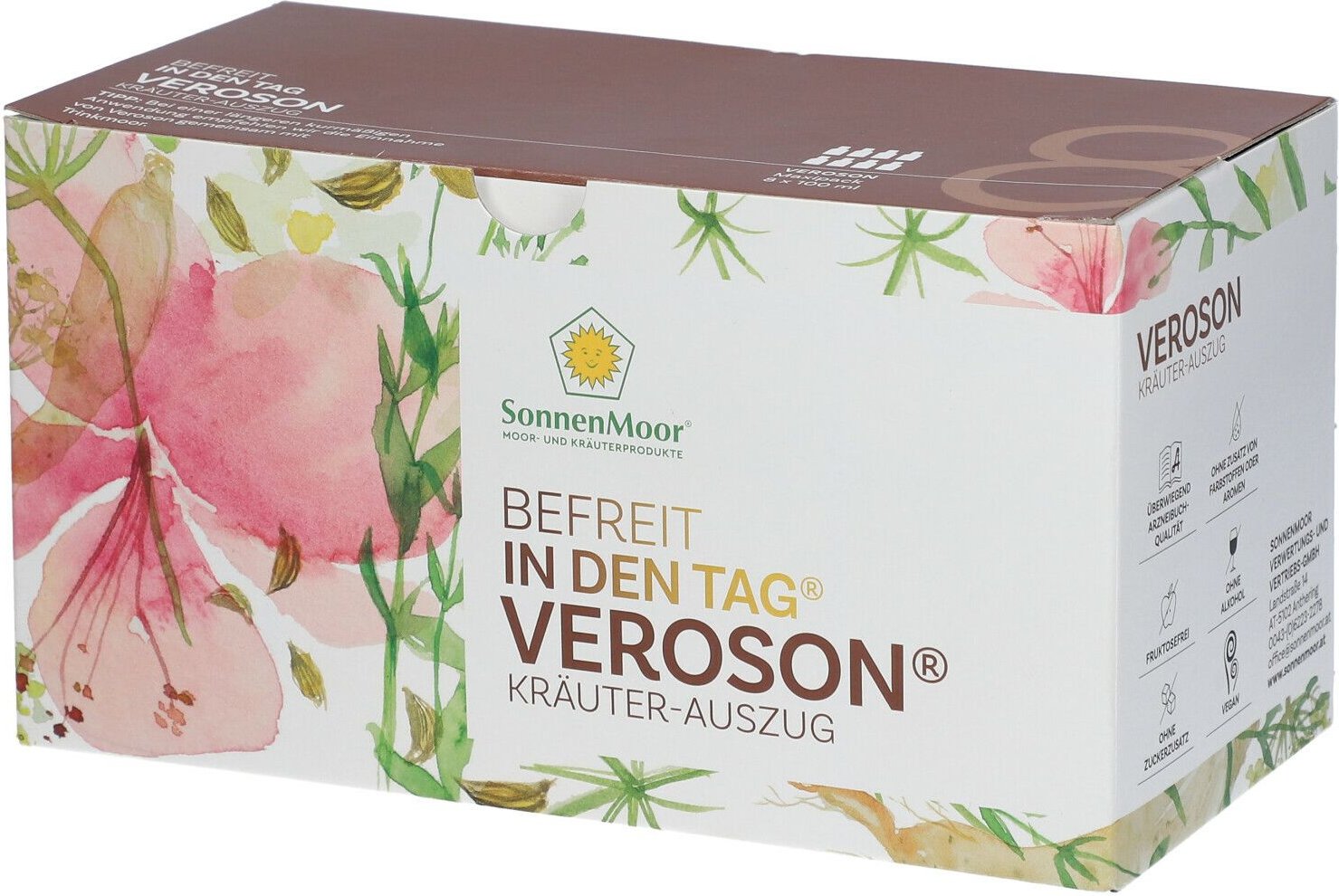 Veroson flüssig SonnenMoor 8x100 ml Flüssigkeit