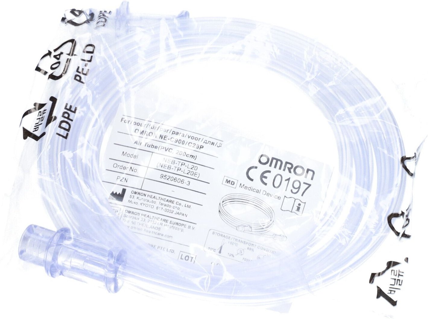 Thumbnail - Omron C900/C28P Luftschlauch PVC 2 m 1 St Zubehör