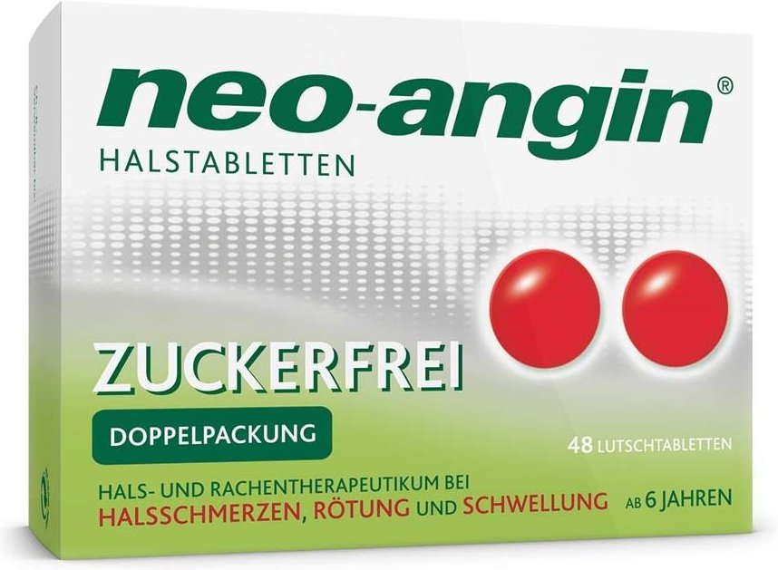 Neo-Angin Halstabletten zuckerfrei 48 St Lutschtabletten