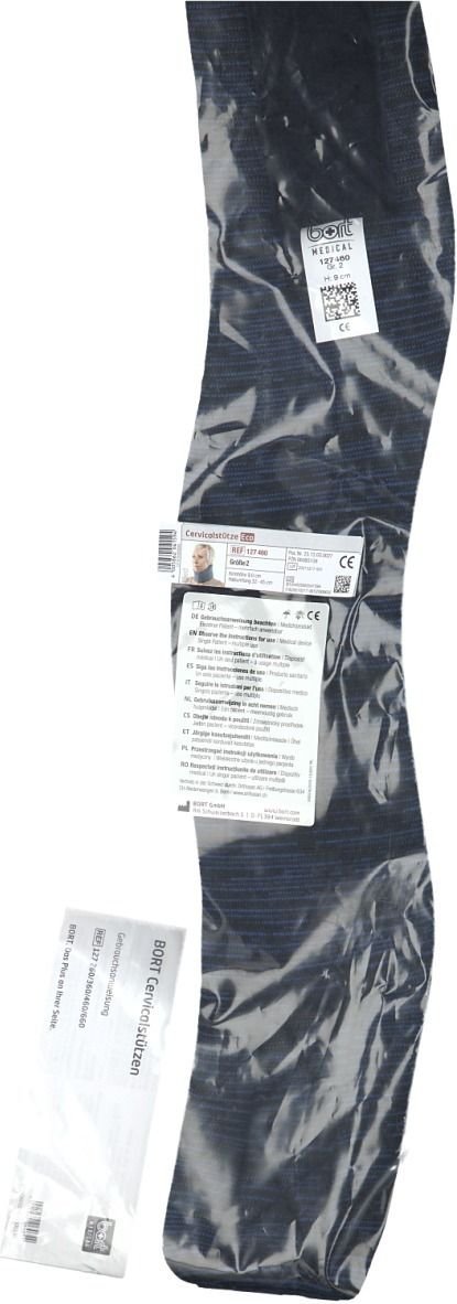 Bort Cervicalst.9 cm Eco blau/schwarz 1 St Bandage(s)