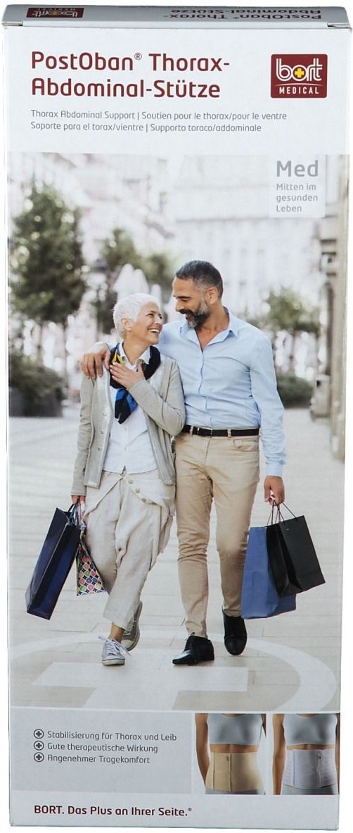 Bort PostOban Thorax-Abdominalstü.26 cm Gr.3 weiß 1 St Bandage(s)