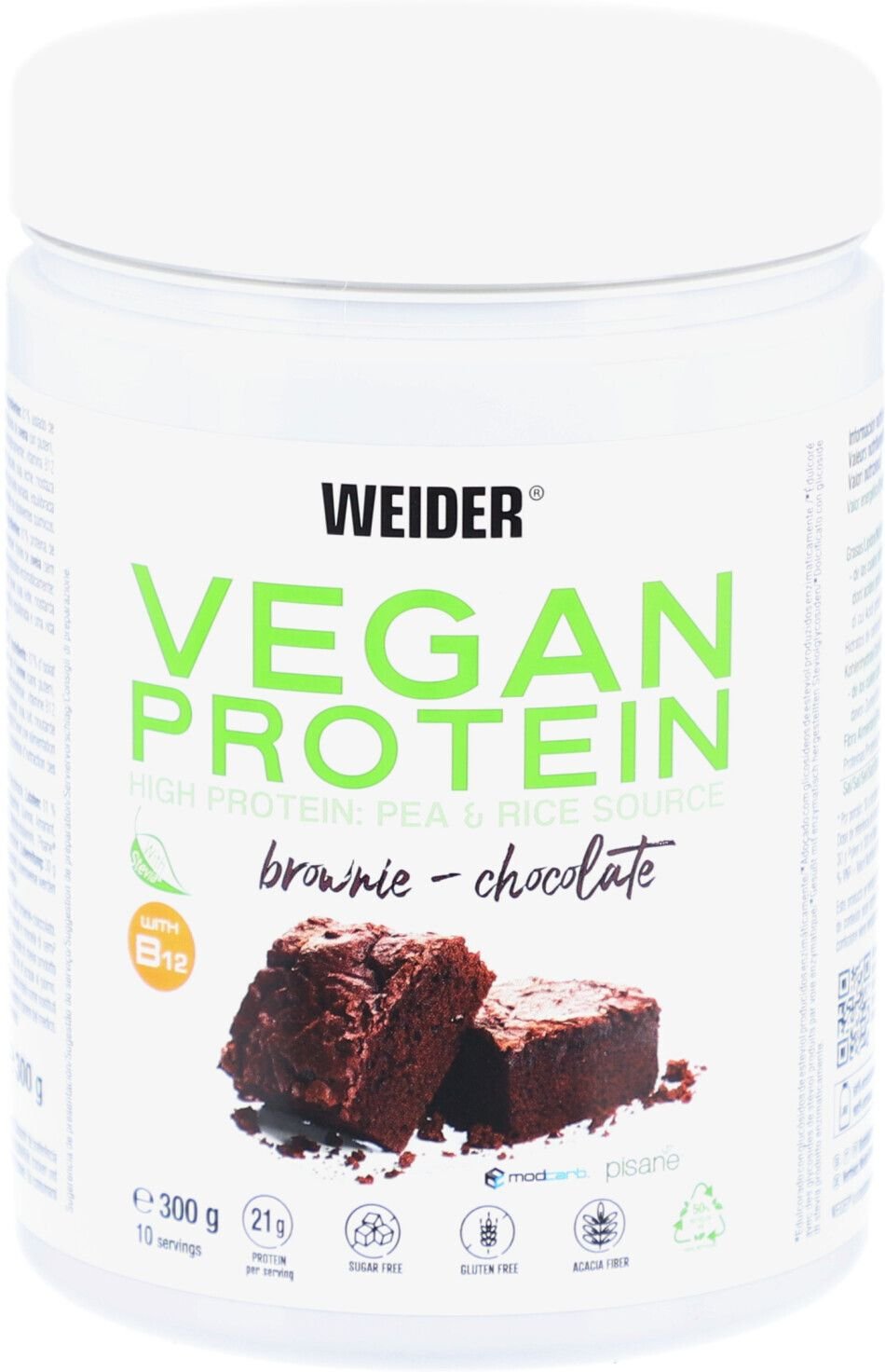 Vegan Protein (300g) Brownie - Chocolate 300 g PUE new