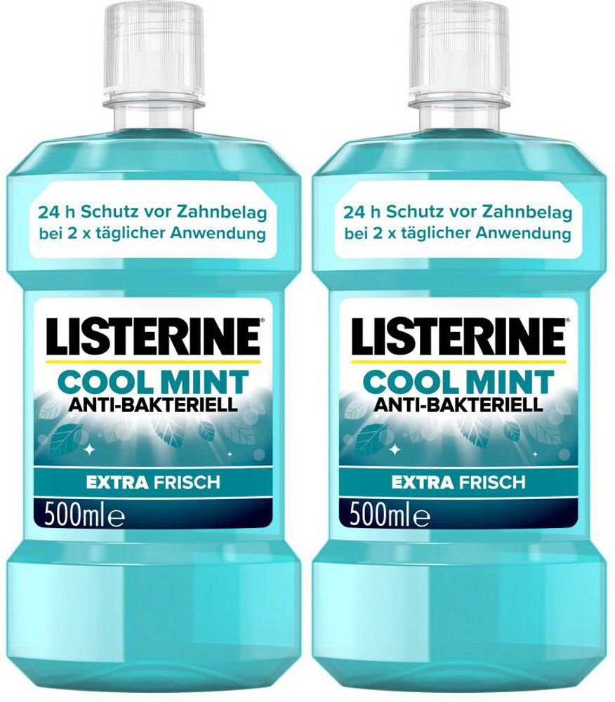 Listerine Cool Mint x2 2x500 ml Lösung
